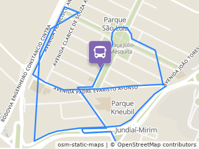 Mapa da parada