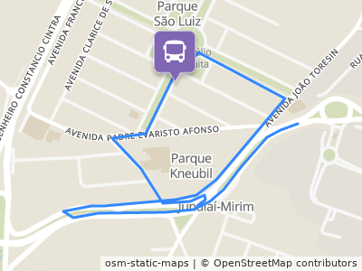 Mapa da parada