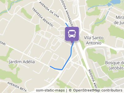 Mapa da parada