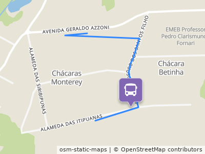 Mapa da parada