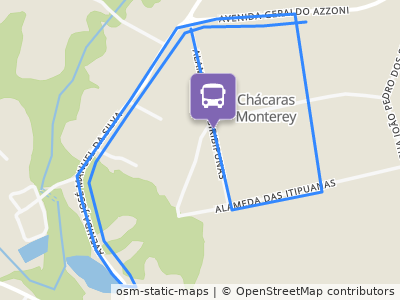 Mapa da parada