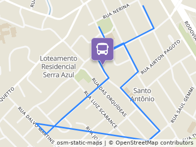Mapa da parada