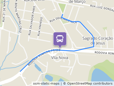 Mapa da parada