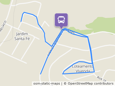 Mapa da parada