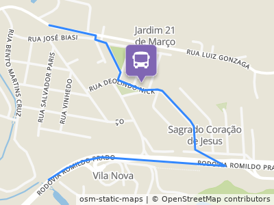 Mapa da parada