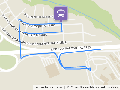 Mapa da parada