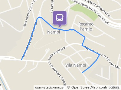 Mapa da parada