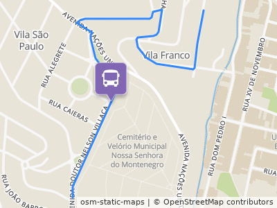 Mapa da parada