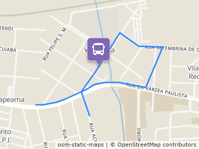 Mapa da parada