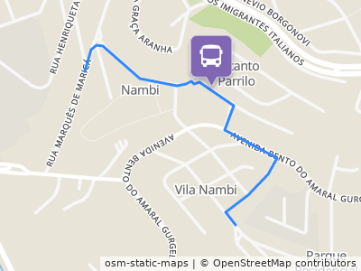Mapa da parada