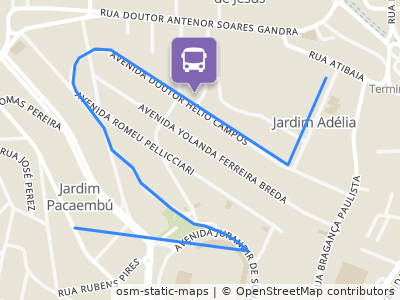 Mapa da parada