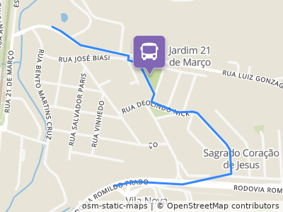 Mapa da parada