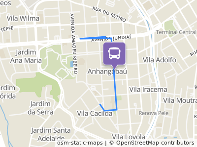 Mapa da parada