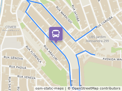Mapa da parada