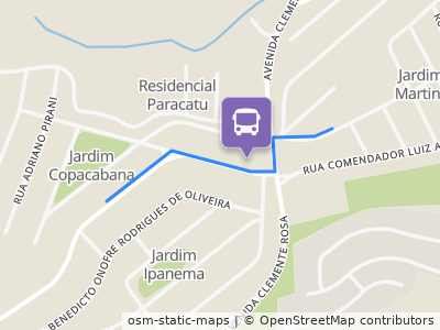 Mapa da parada