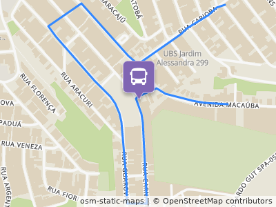 Mapa da parada
