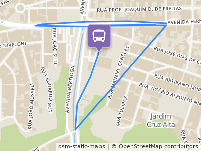 Mapa da parada