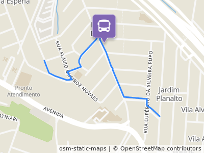Mapa da parada