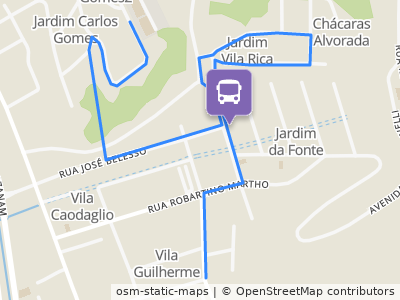 Mapa da parada