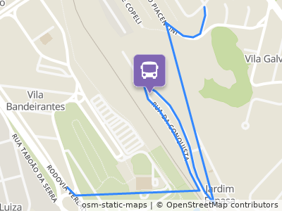 Mapa da parada