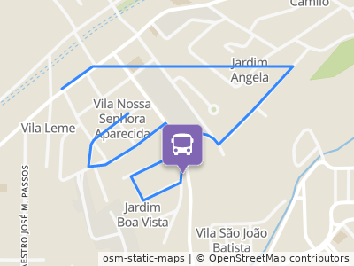 Mapa da parada