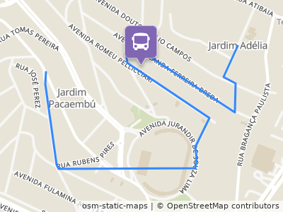 Mapa da parada