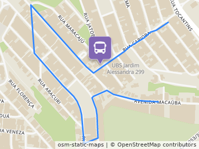 Mapa da parada