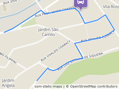 Mapa da parada