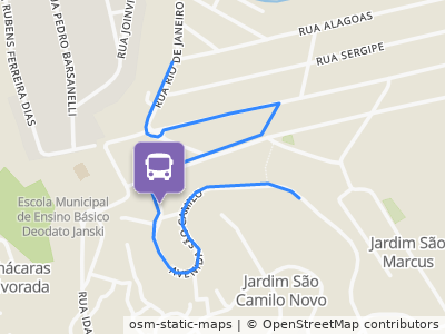 Mapa da parada
