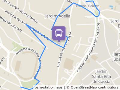 Mapa da parada