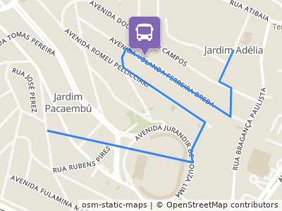 Mapa da parada