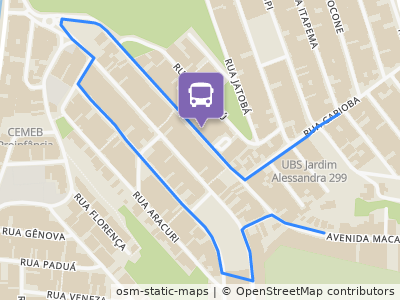 Mapa da parada