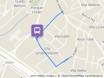 Mapa da parada