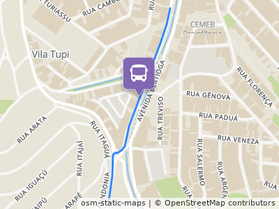 Mapa da parada