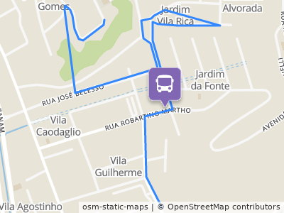 Mapa da parada