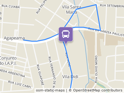 Mapa da parada