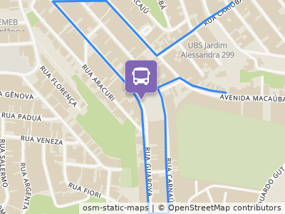 Mapa da parada