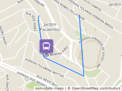 Mapa da parada