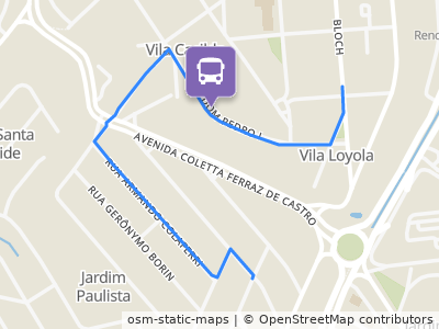 Mapa da parada