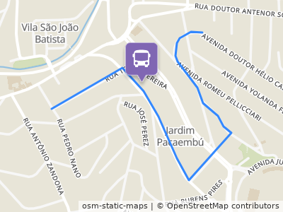 Mapa da parada