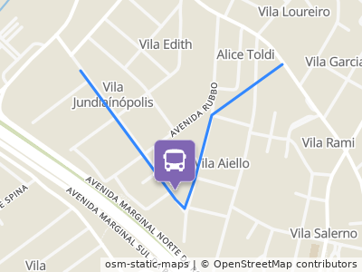 Mapa da parada