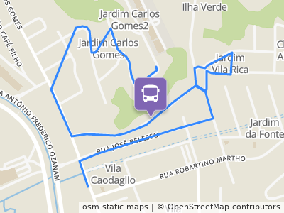 Mapa da parada