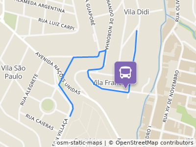 Mapa da parada