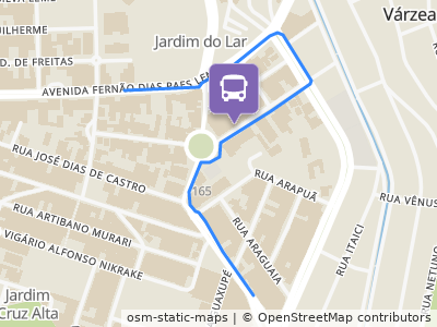 Mapa da parada