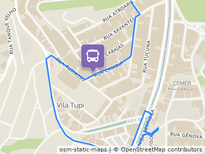 Mapa da parada