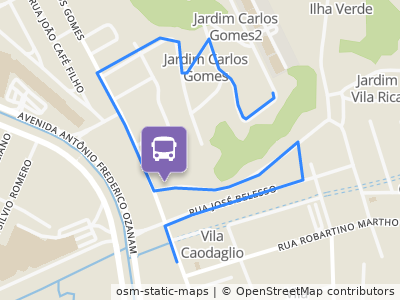 Mapa da parada