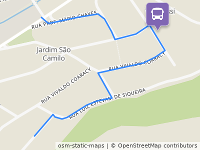 Mapa da parada