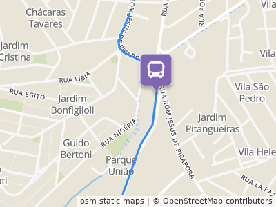 Mapa da parada