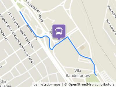 Mapa da parada