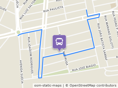 Mapa da parada